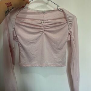 Light Pink Long Sleeve Top